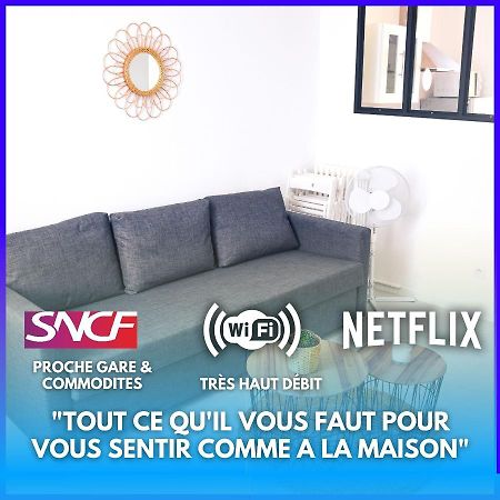 Netflix I Molotov I Lit 160X200 I Proche Gare Et Centre Ville I 39M2 I Wifi 툴롱 외부 사진