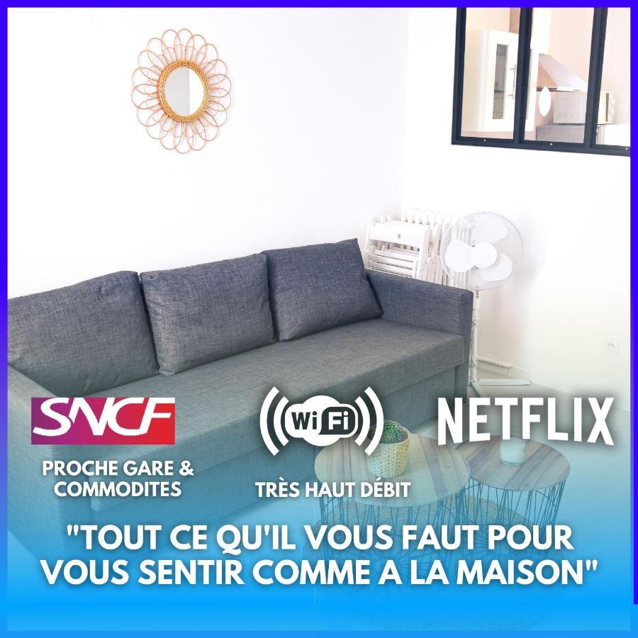 Netflix I Molotov I Lit 160X200 I Proche Gare Et Centre Ville I 39M2 I Wifi 툴롱 외부 사진